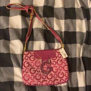 Pink guess purse